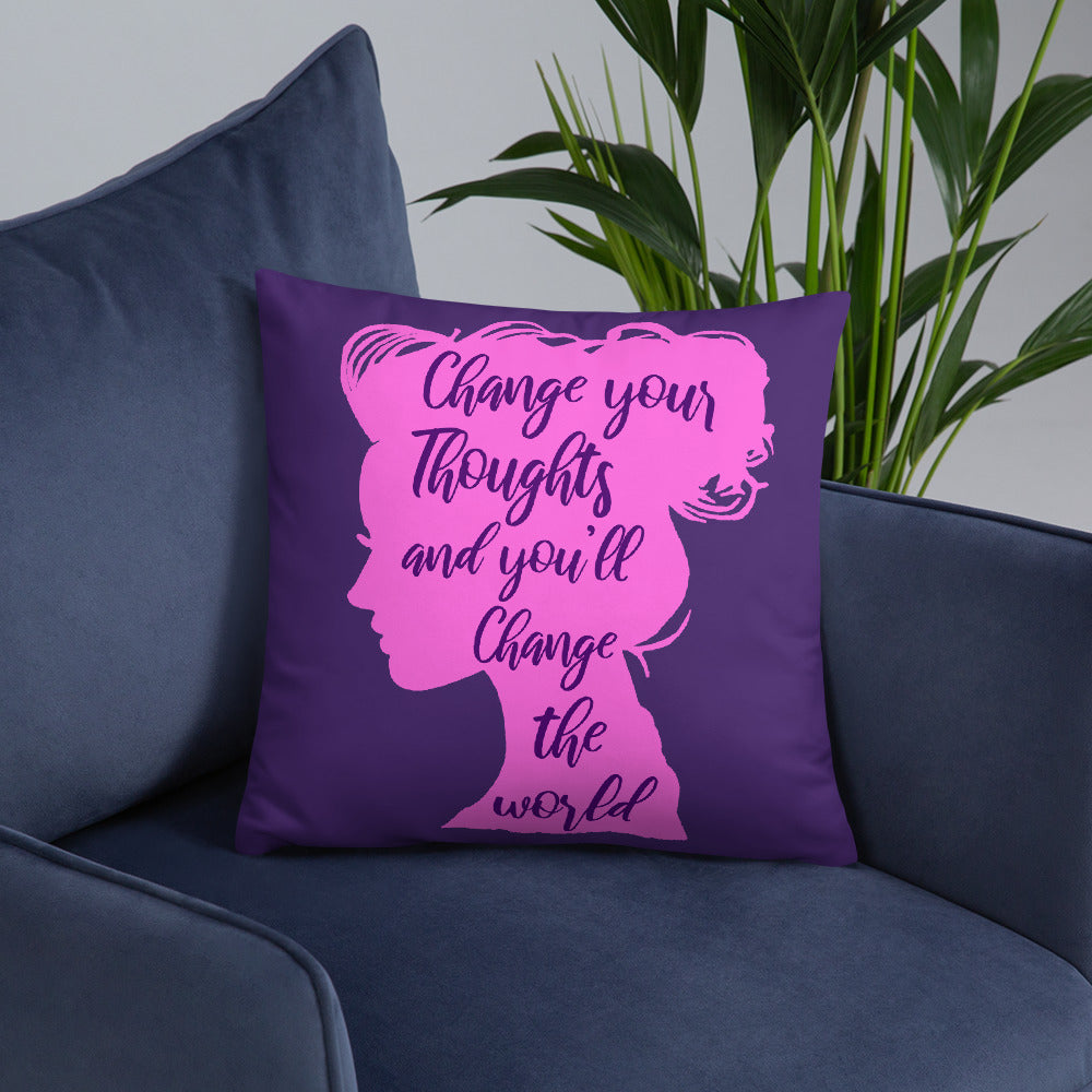 CHANGE THE WORLD PILLOW
