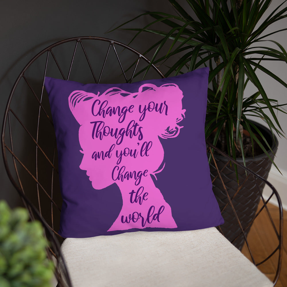 CHANGE THE WORLD PILLOW